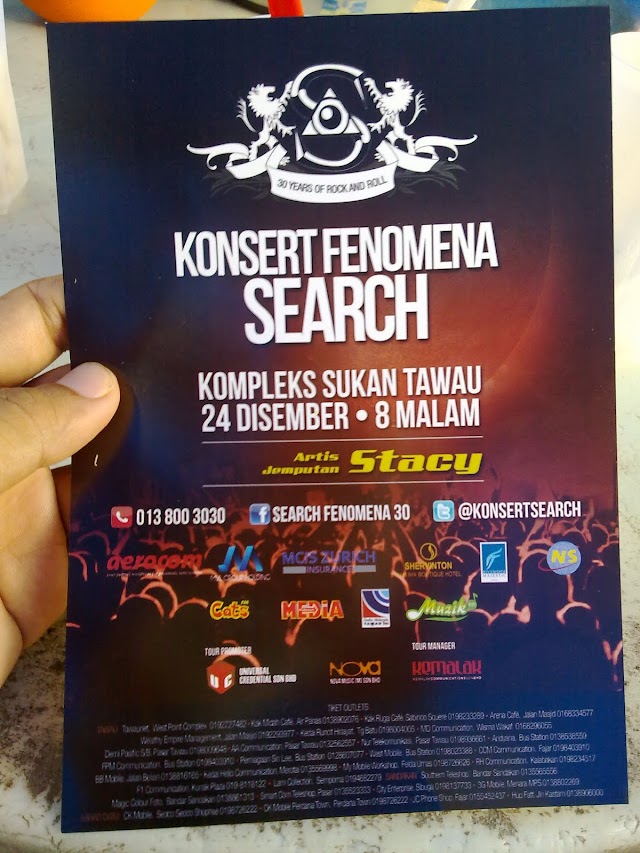 Wordless Wednesday (1) - Konsert Fenomena 30 Tahun Search Tawau 2011