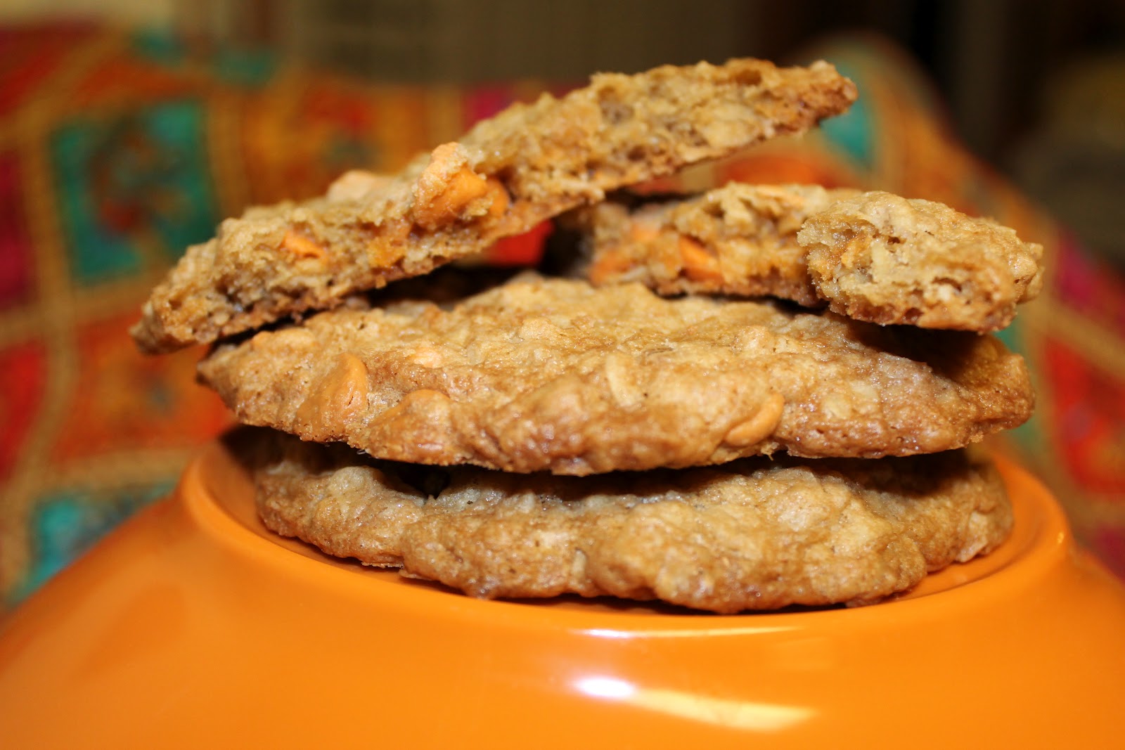 Gluten Free Casually Oatmeal Butterscotch Cookies