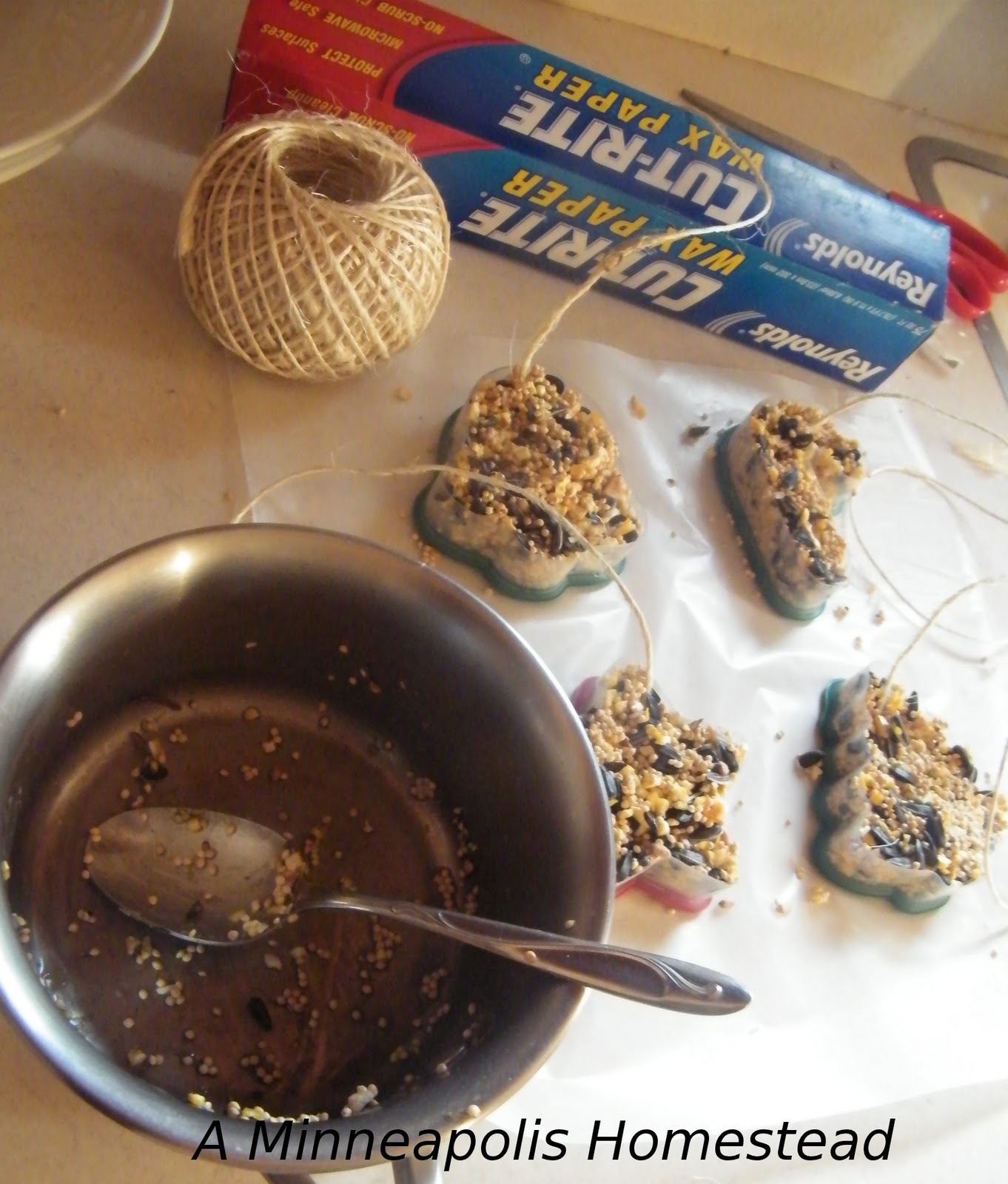 Feed the Birds this Winter Bird Seed Cake Tutorial Minneapolis Homestead