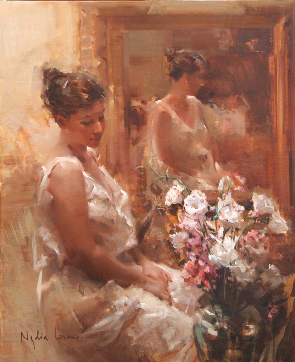 Nydia Lozano 1947 | Spanish Impressionist Figurative painter