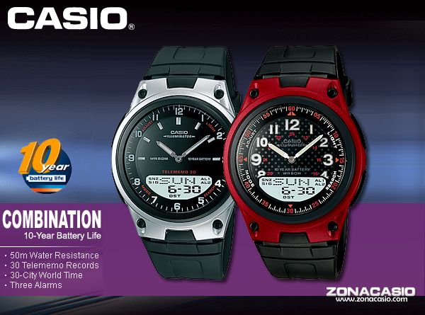 reloj casio aw 80 manual
