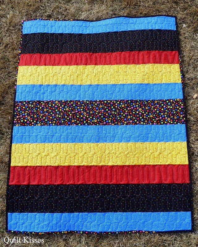 Quilt Kisses Stripe Quilts Finished