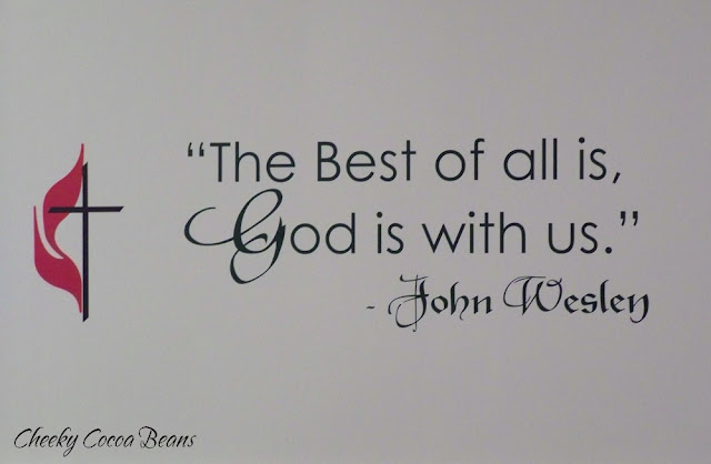 Cheeky Cocoa Beans: The best of all is, God is with us