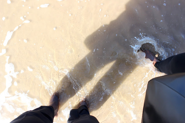 The Blackpool beach Waters