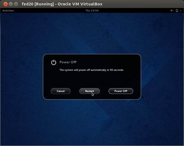 DriveMeca instalando Linux Fedora 20