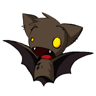 cute brown anime bat