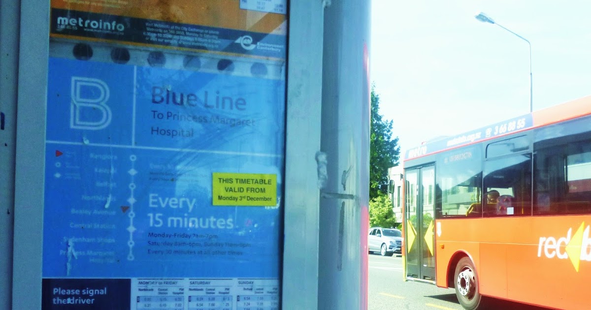 NZ In Tranzit Impressive simplicity in Blue Line bus route.....