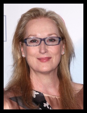 Meryl Streep long oval face perfect glasses