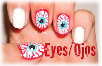 Nail Friday Frankenstein Eye Ojos Silvia Quiros