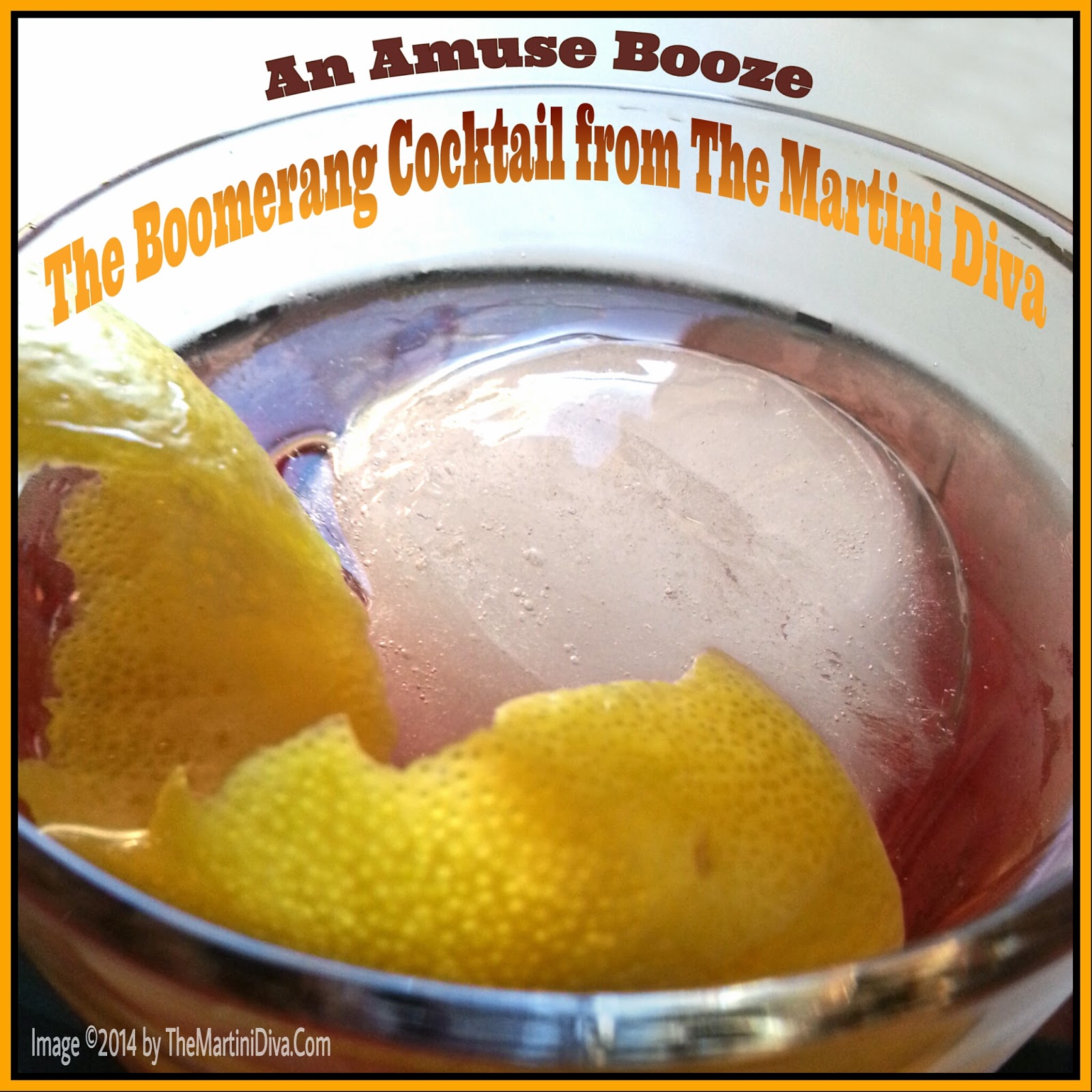 The MARTINI DIVA What's the deal with BOOMERANG COCKTAILS?