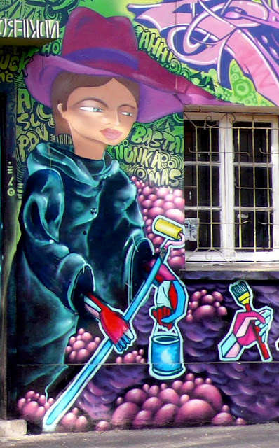 street art in santiago de chile barrio bellavista and patronato arte callejero