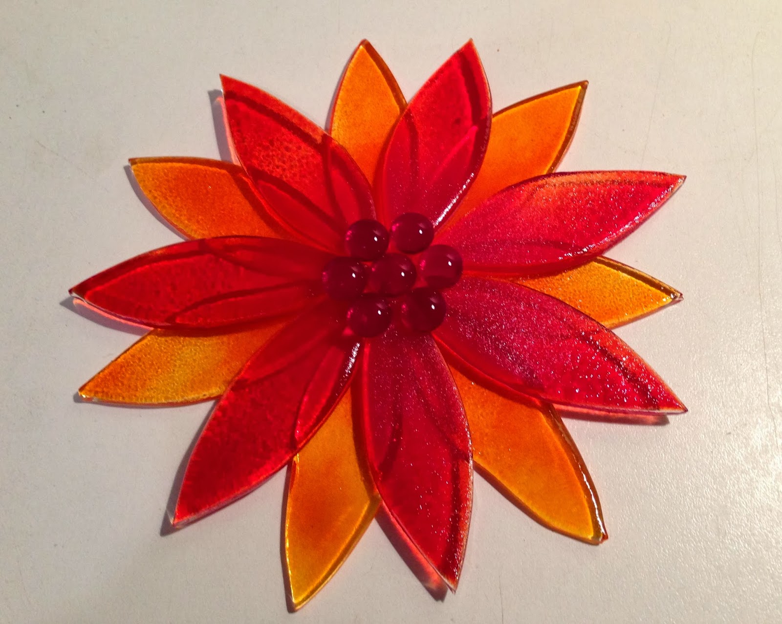 360 Fusion Glass Blog Working with Powders to Make Fused Glass Flower