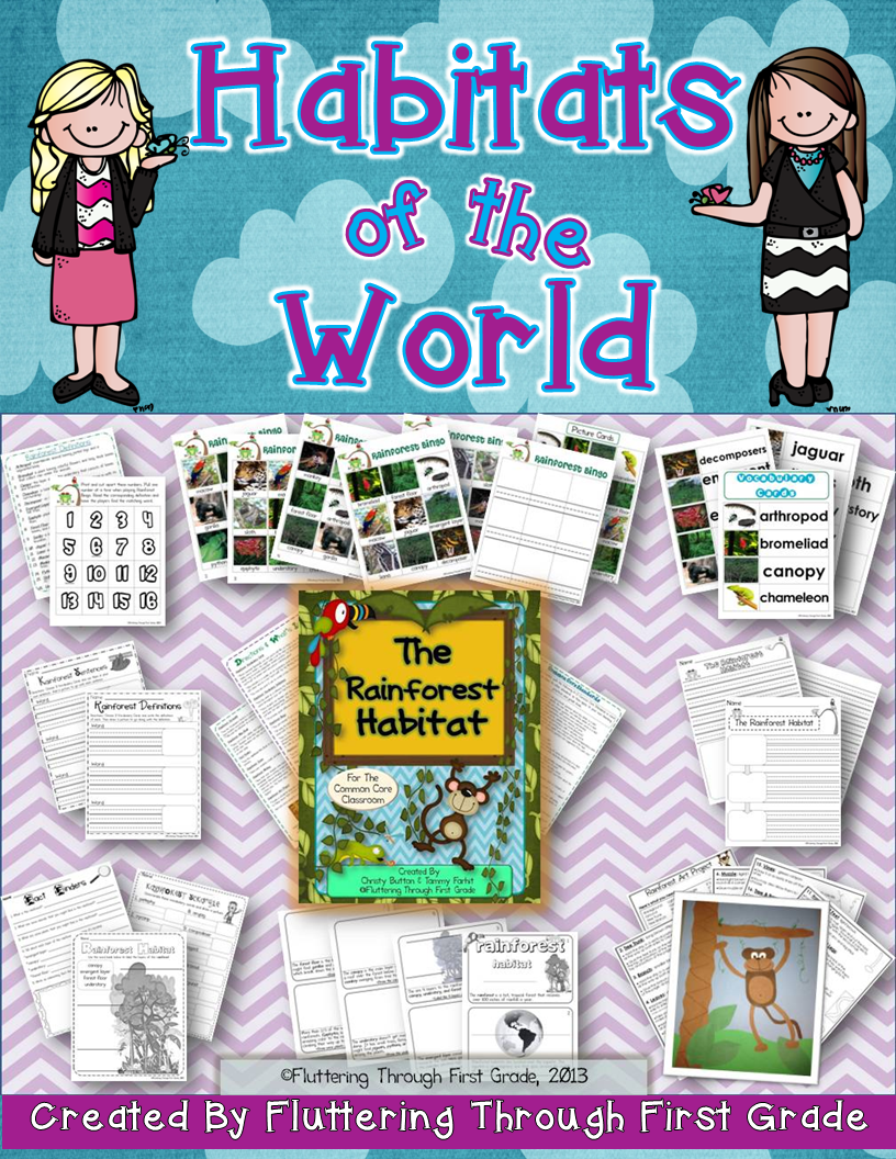 Habitats of the World Bundle...Plus, A Habitat Book Cover Freebie