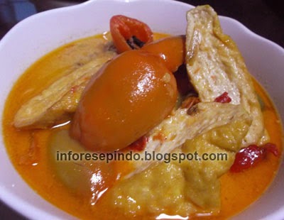 Sayur Tahu Kuah Santan Cara Membuat Sayur Tahu Kuah Santan Kuning Pedas