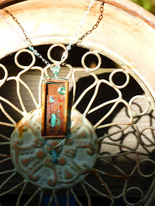 Patina Necklace on Copper