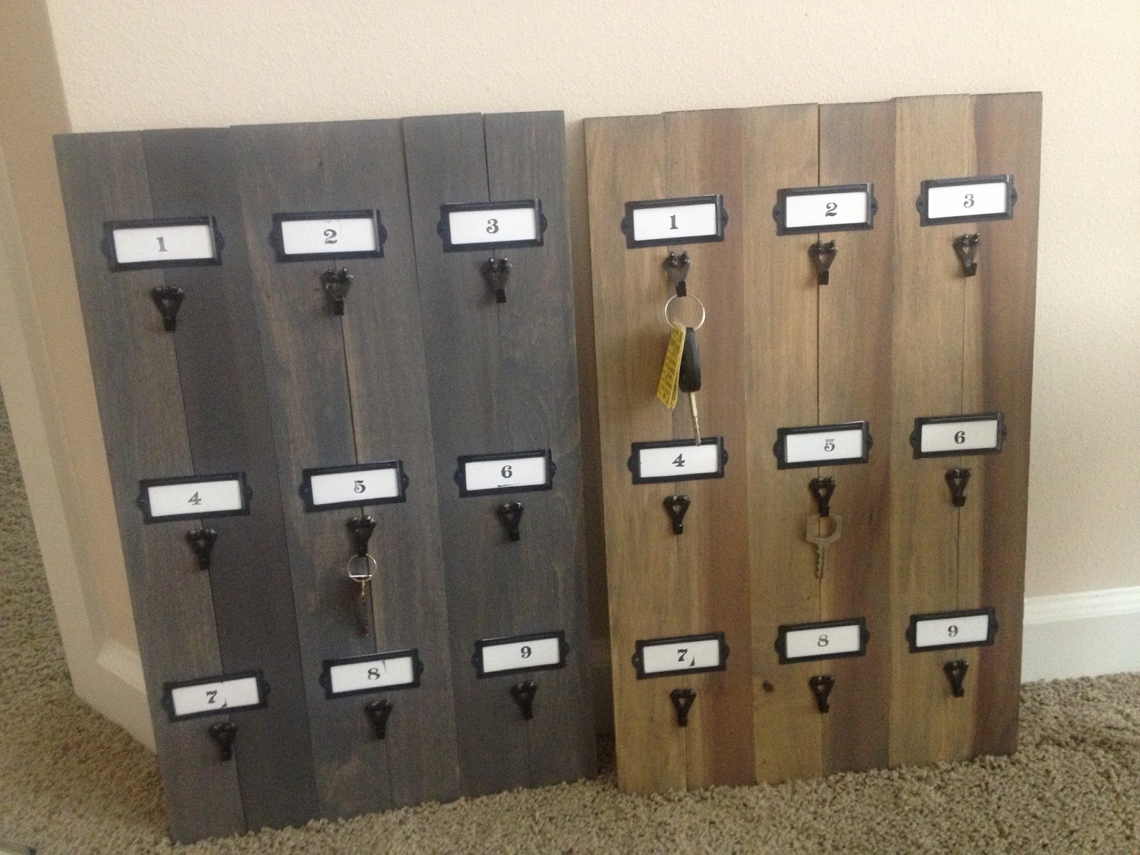 DIY Vintage Hotel Key Rack Knockoff McCarty Adventures