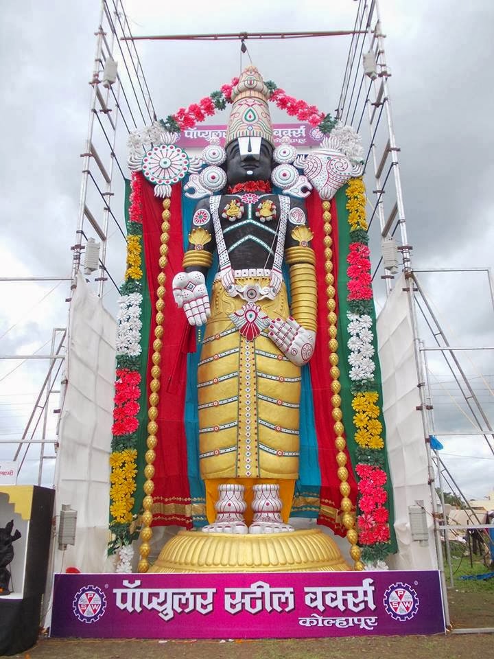 TELUGU WEB WORLD AMAZING LIFE SIZE STATUE PHOTO OF LORD SRI