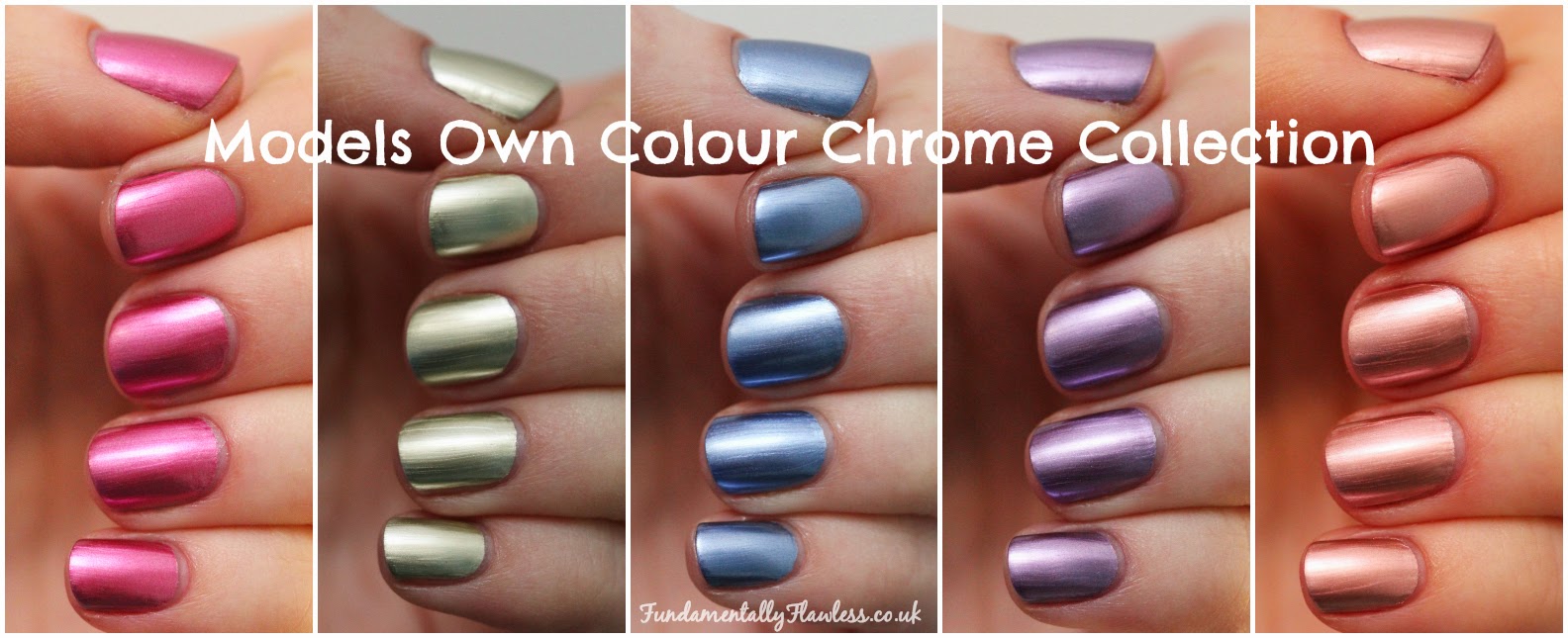 Models Own Colour Chrome Collection Swatches and Review