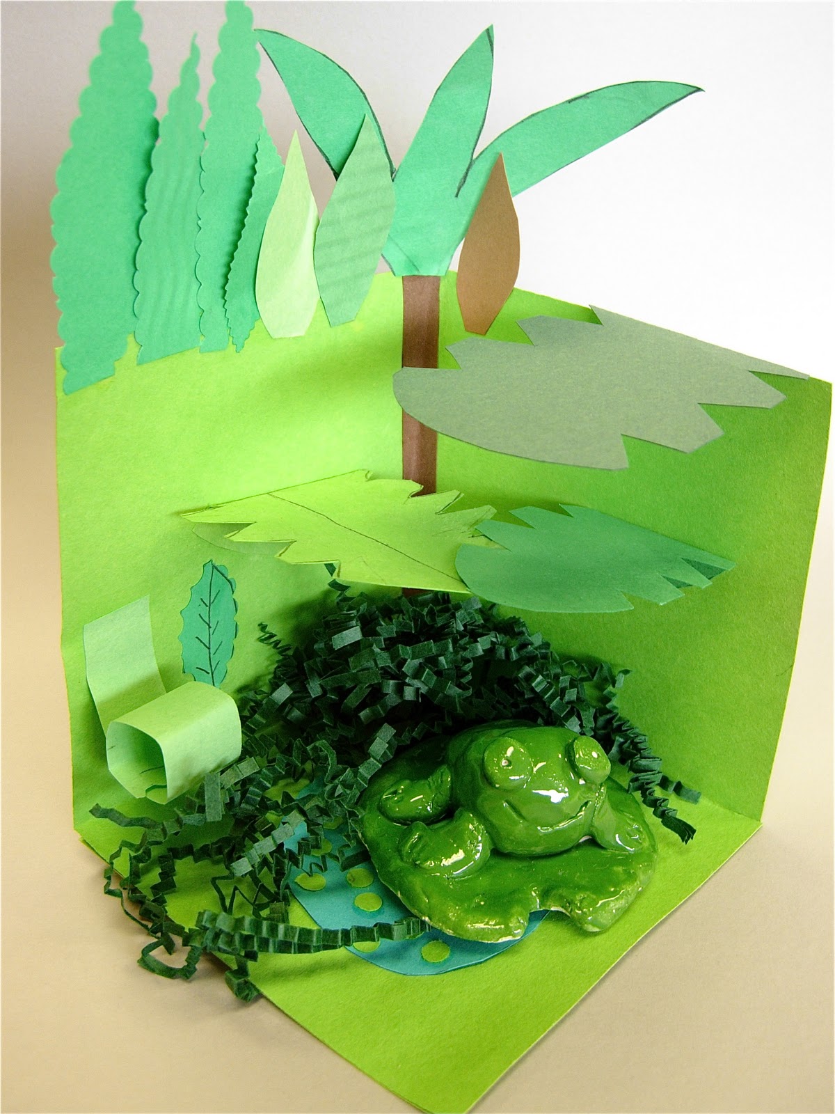 Rainforest Habitat Diorama