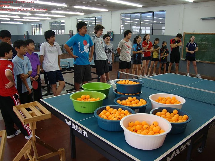 TREINAMENTO DA SELEÇÃO PARANANESE DE TENIS DE MESA