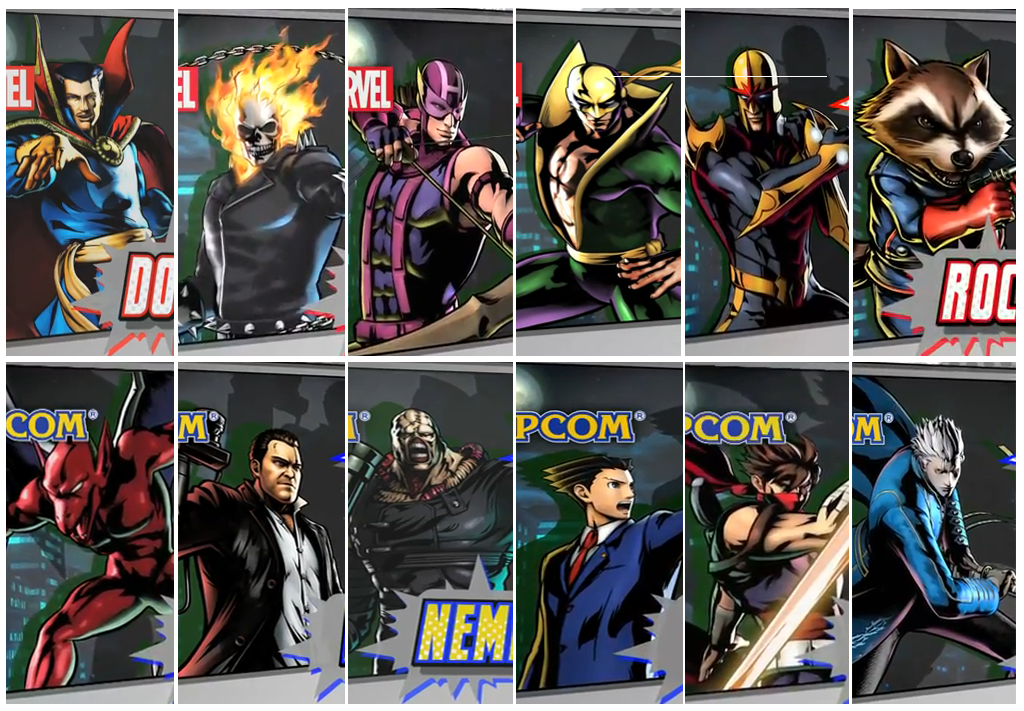 complete new chracater roster of ultimate marvel vs capcom 3 cmaquest