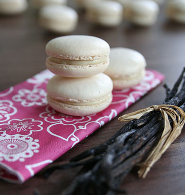 Macarons à la vanille