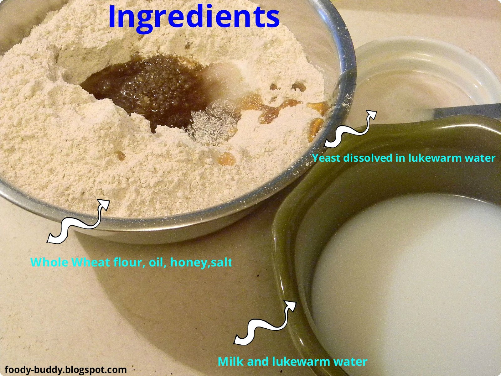 Foody Buddy Whole Wheat Sandwich Bread / How To Make Whole Wheat