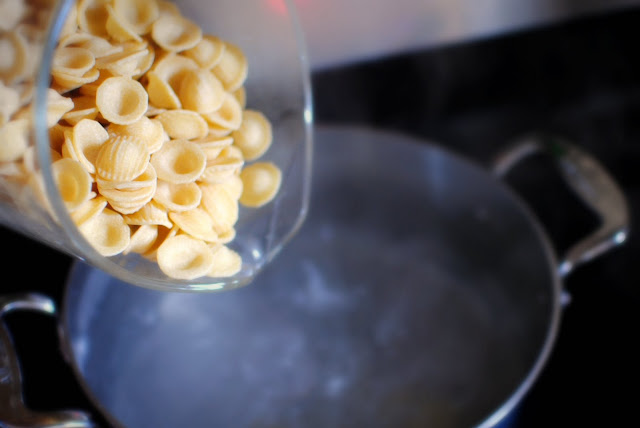 Roasted Butternut Squash, Sausage and Orecchiette Pasta in a Brown Butter Sage Sauce l SimplyScratch.com