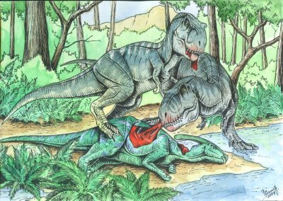 TYRANNOSAURUS REX VS ALBERTOSAURUS! Quem Será o Rei Dos Dinossauros Do Dino  Mundo, o Vale Encantado? 