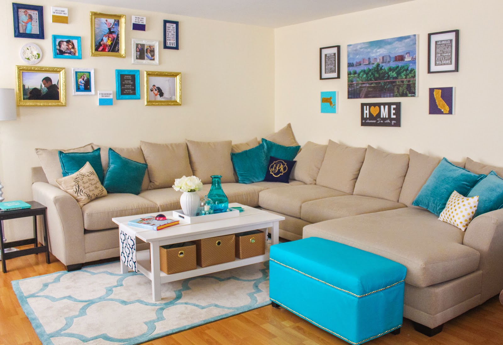 Kasey's Kitchen DIY Storage Ottoman Makeover