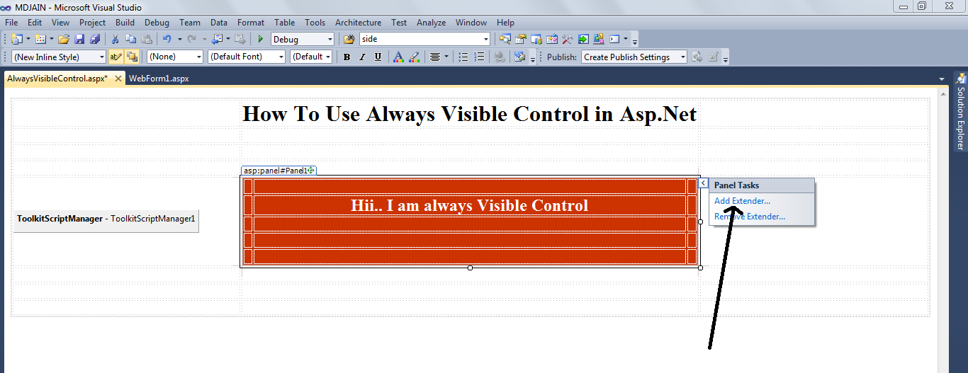 How To Use Always Visible Control In Ask To Chimp