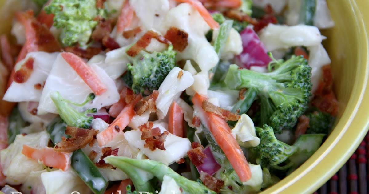 Deep South Dish Broccoli and Cauliflower Refrigerator Salad