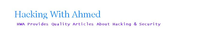 Hacking With Ahmed
