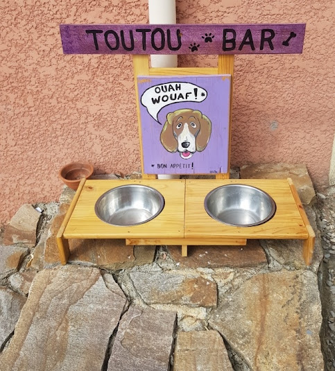 Pour nos amis les toutouristes, il y a le toutou bar !