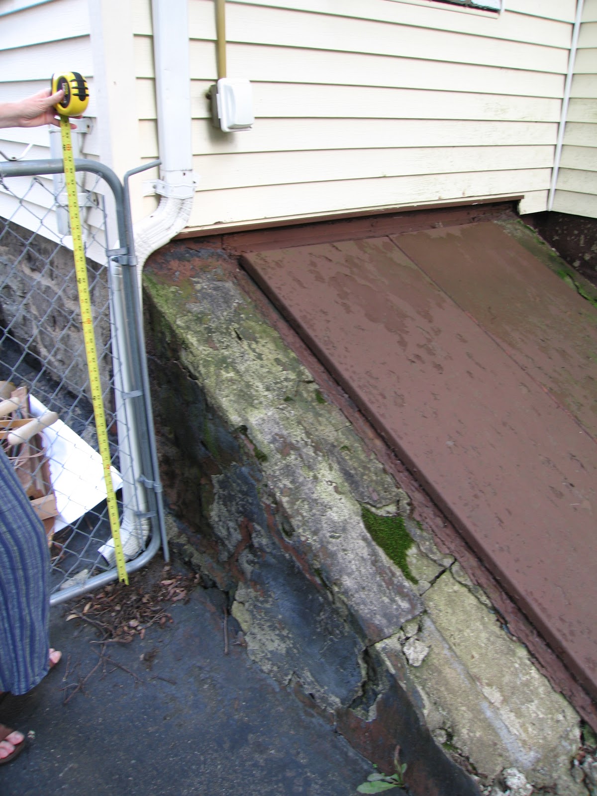 House out of Focus Basement bulkhead