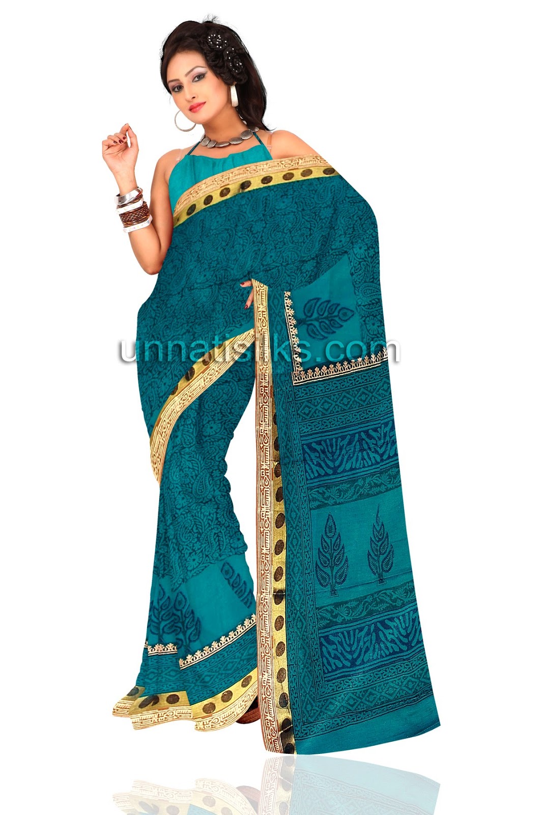Stylish Cotton sarees and Salwar suits Unnati Silks South Handloom Cotton Saris Online
