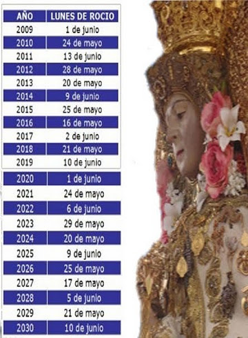 CALENDARIO ROCIERO