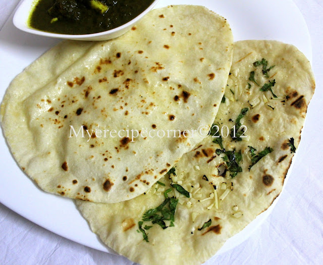 Mye's Kitchen Butter Naan Recipe Without Oven ( How to make butter