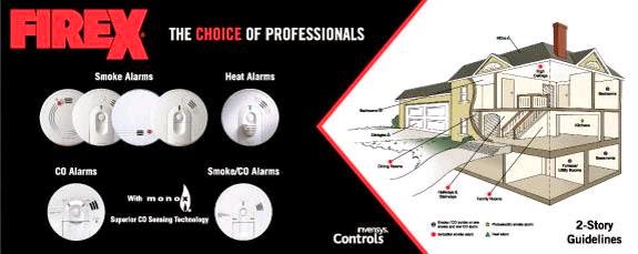FIREX SMOKE ALARM 120-538B MANUAL