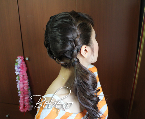 American Black Hair Styles Double French Braid Side