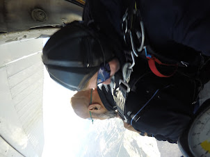 Jumping off the plane at 10,000 feet.
