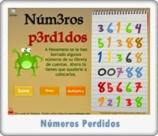 http://juegoseducativosonlinegratis.blogspot.com/2012/10/numeros-perdidos-de-vedoque-suma.html