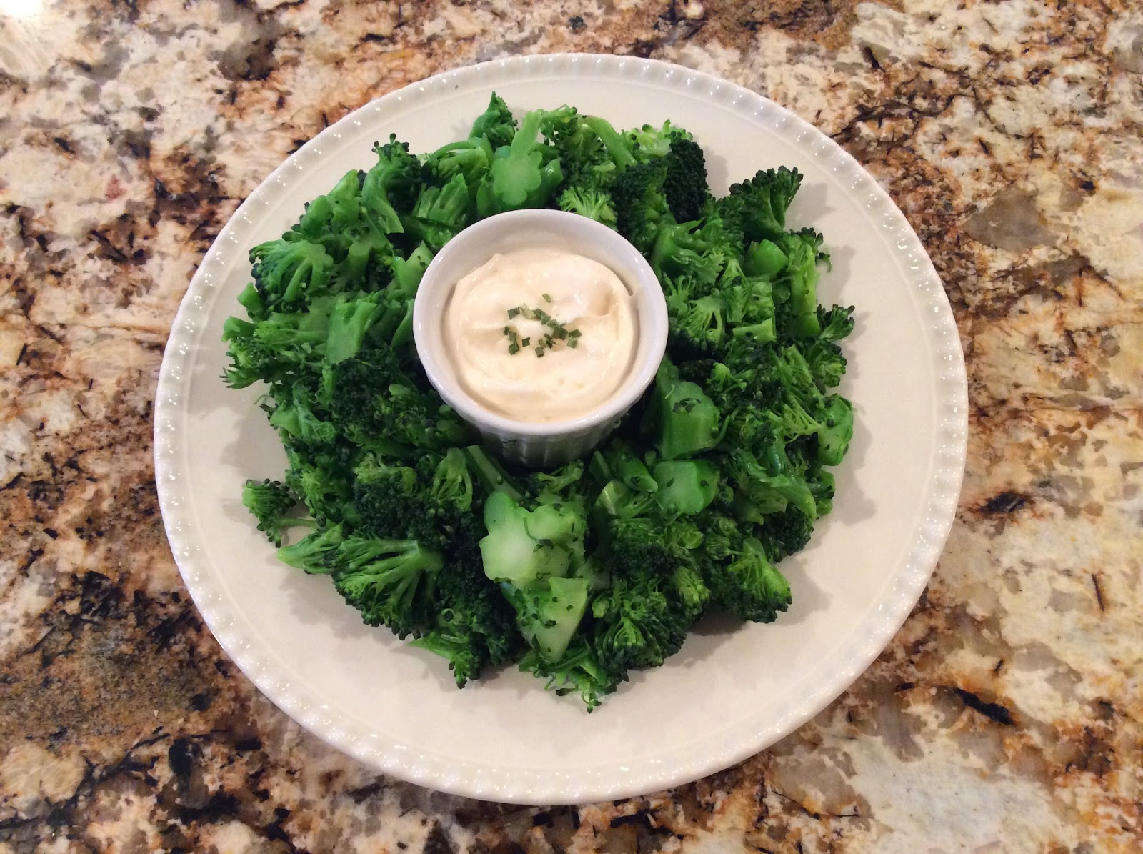What's Cooking at the Bullmann's Chopped Broccoli with Garlic Aioli
