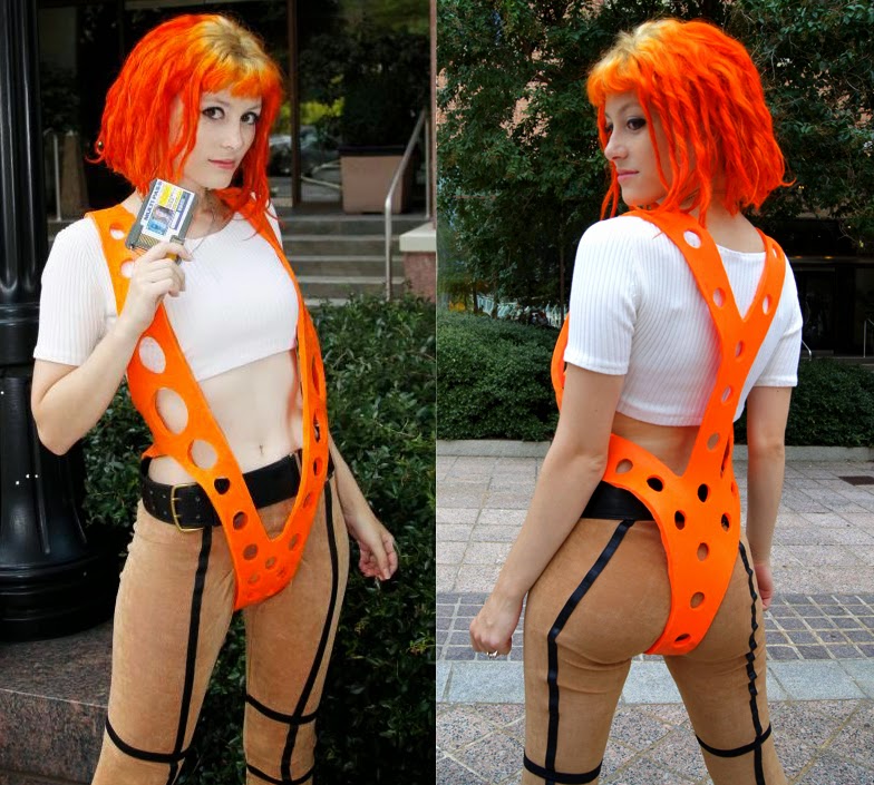 Секс косплей Лилу из Пятого элемента фото