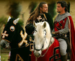 Show de caballeros a caballo / combate medieval
