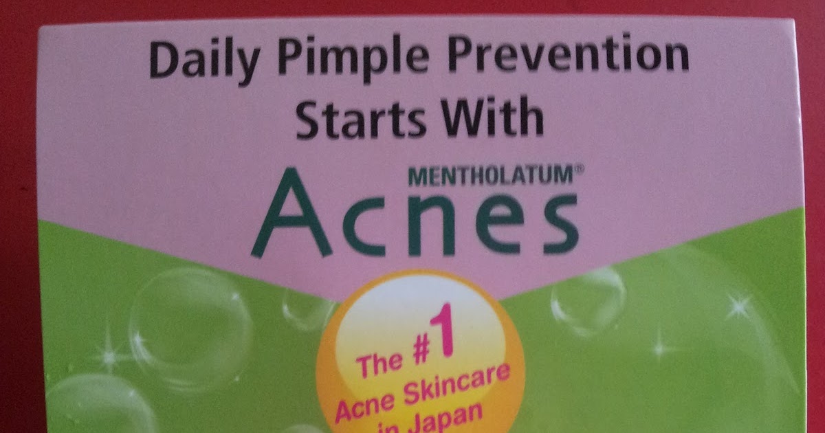 Cute Mentholatum Acnes Sample SkinFormulae Your One Stop for