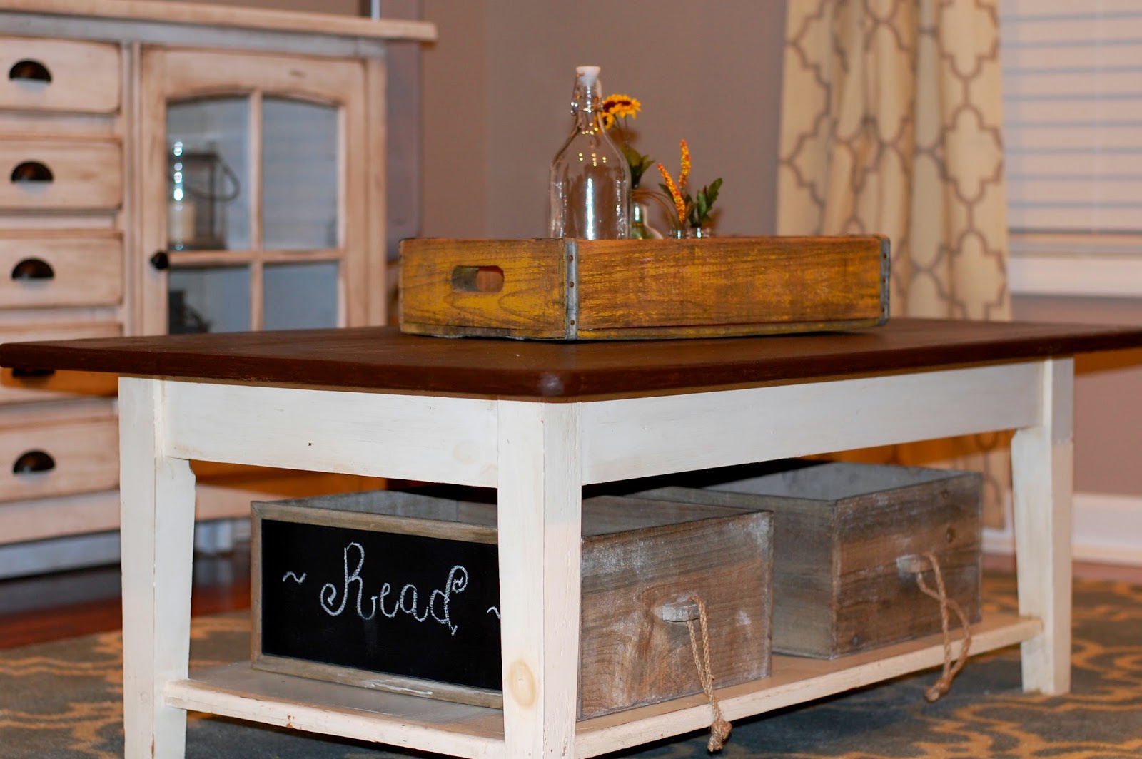 The Sweetest Nest DIY Farmhouse Coffee Table Redo