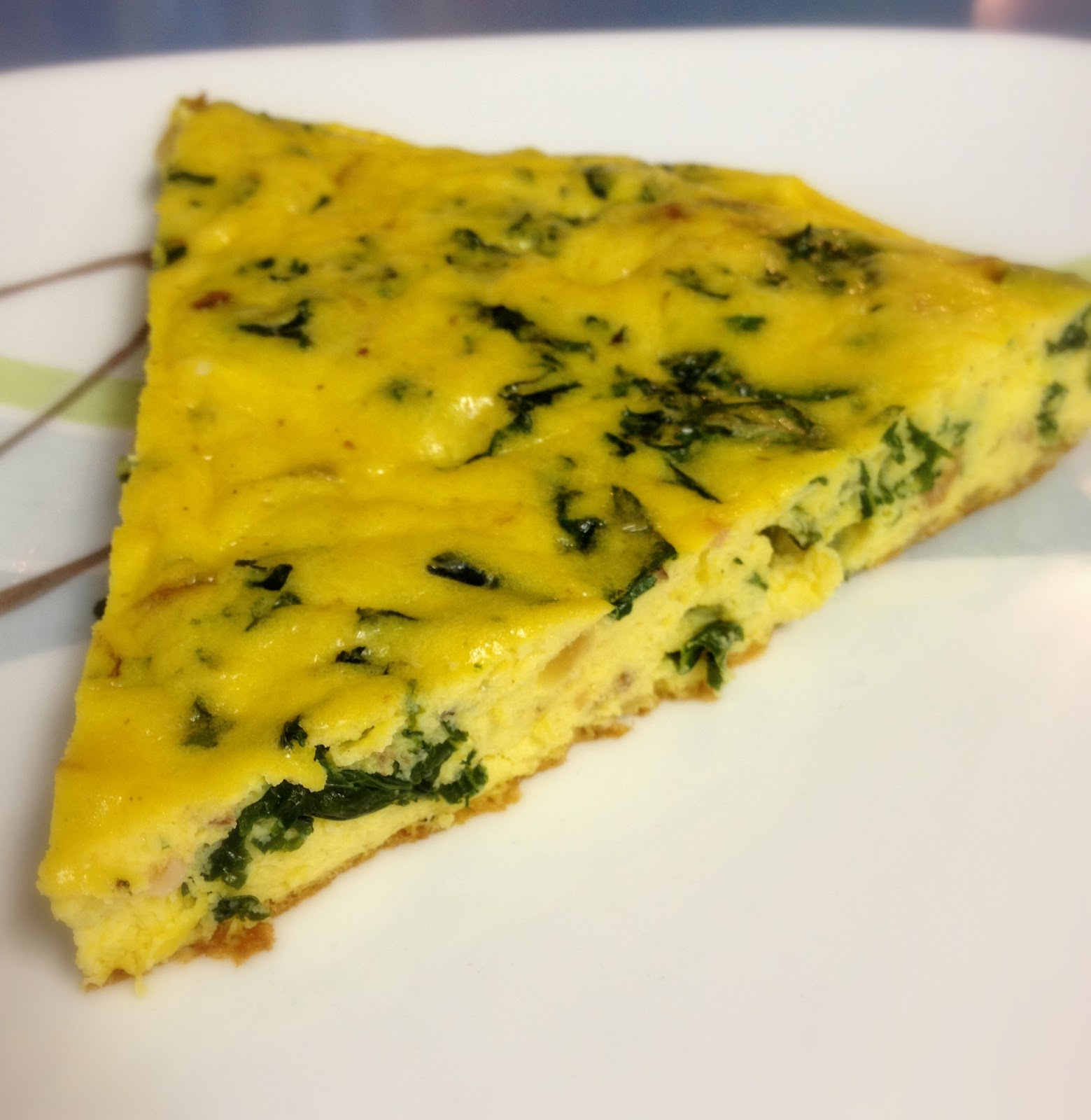 KitchenJoy Bacon, Cheddar & Kale Frittata