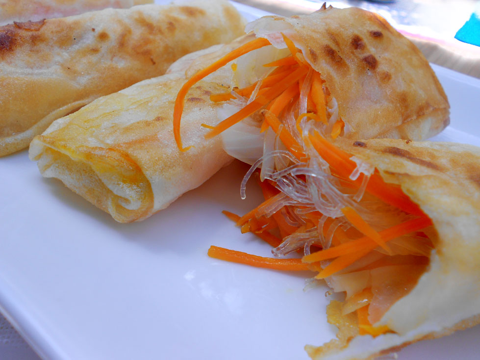 Vegetarian Yogini Deep Fried Spring Rolls A Leftovers Saga