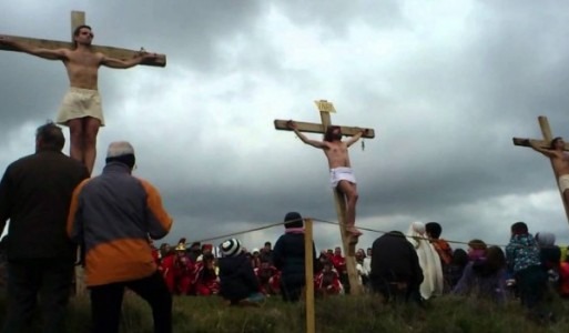 El Viacrucis viviente de Tostós